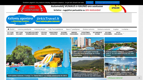 UrkisTravel.lt - Tavo pigių kelionių gidas internete!