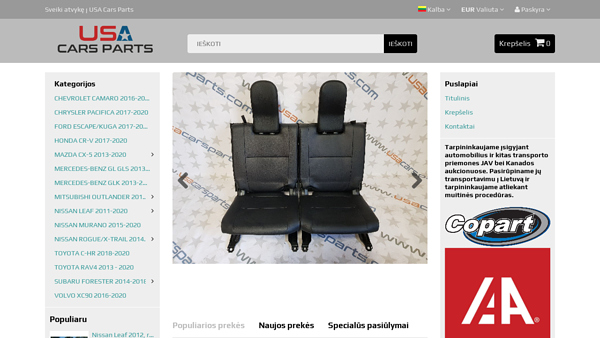 Naujų ir dėvėtų autodalių prekyba