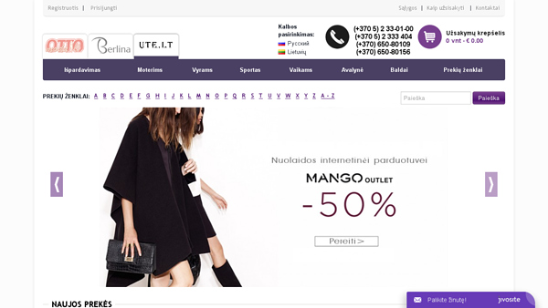 UTE internetine parduotuve:drabuziai,avalyne,sukneles,batai,apranga,
