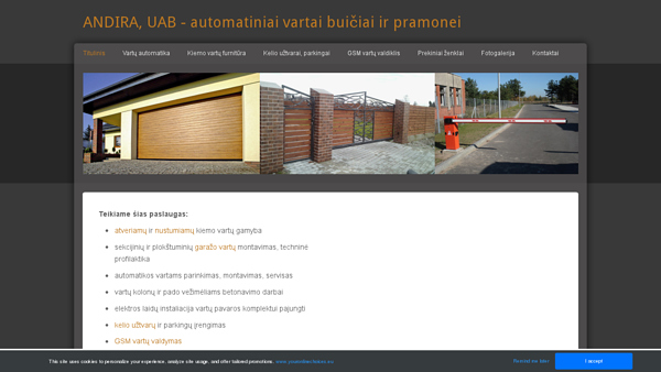 ANDIRA, UAB - automatiniai vartai buičiai ir pramonei