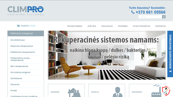 Spectrum – oro vėdinimo ir kondicionavimo sistemos Kaune