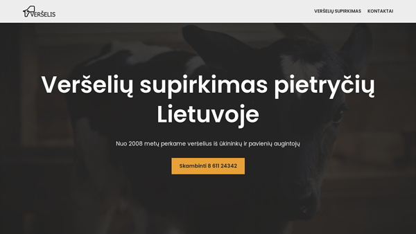 Veršelių supirkimas