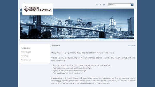 Verslo konsultavimas Verslo konsultavimo projektai