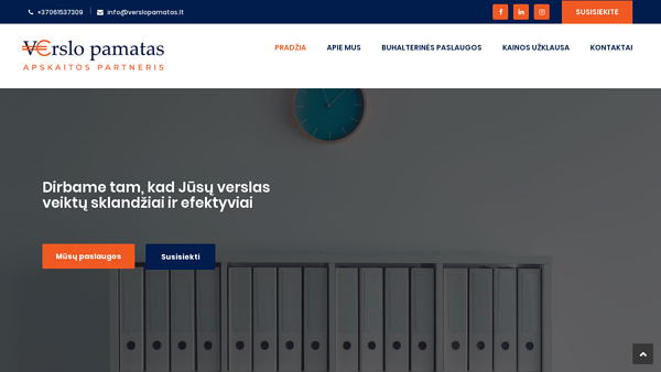 Profesionalios buhalterinės paslaugos verslui - Verslopamatas.lt