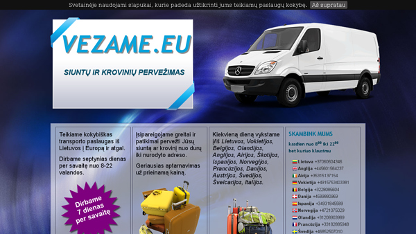 Siuntų ir krovinių pervežimas