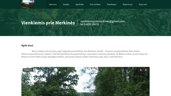 Vienkiemis prie Merkinės - kaimo turizmo sodyba