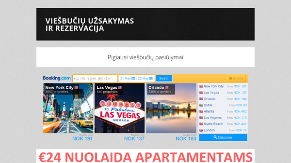Viešbučių Rezervavimas
