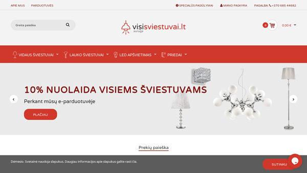 Garažo šviestuvai ir apšvietimas