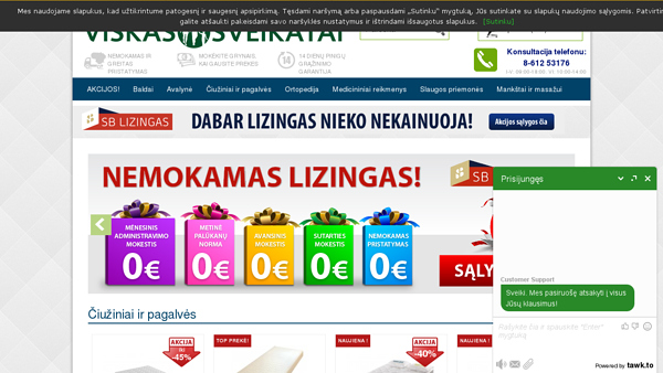 Elektroninė parduotuvė - viskassveikatai.lt