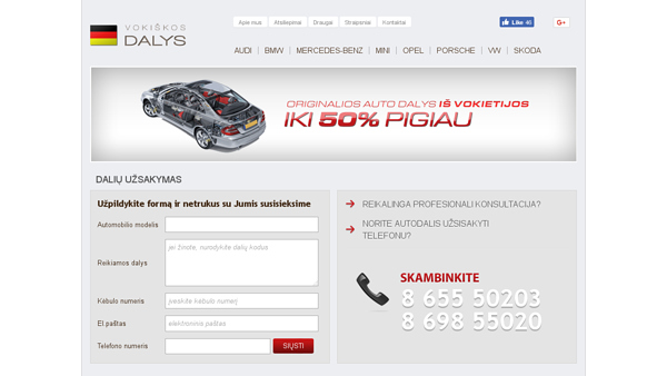 Vokiškos autodalys