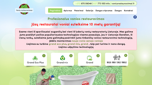 Profesionalus voniu restauravimas
