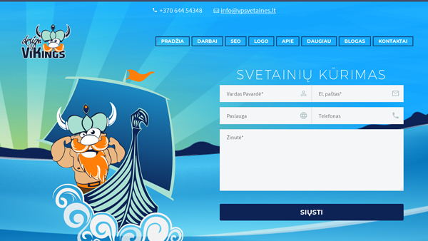 Internetinių svetainių kūrimas