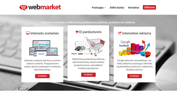 webmarket.lt - internetinės prekybos sprendimai