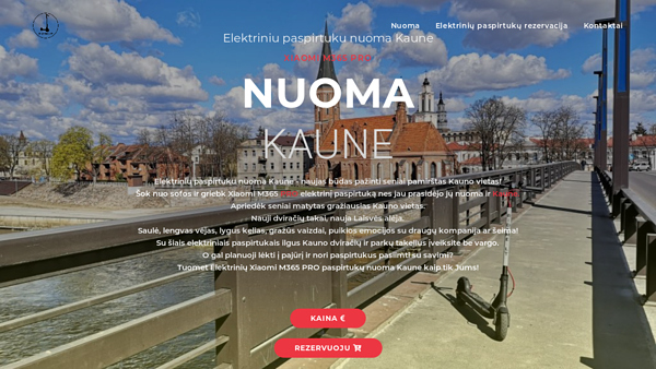 Elektriniu paspirtuku nuoma