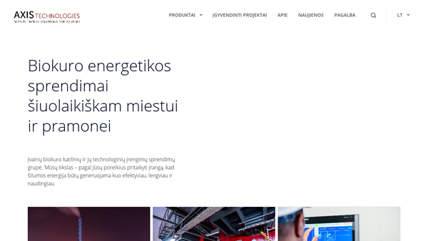 Biokuro energetikos sprendimai šiuolaikiškam miestui ir pramonei