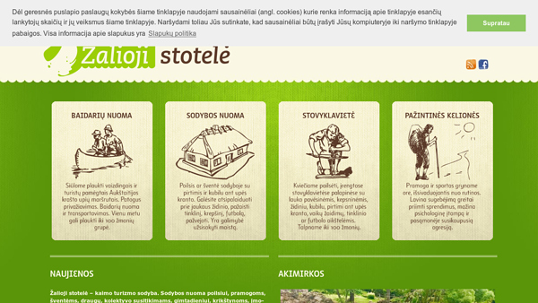 www.zaliojistotele.lt
